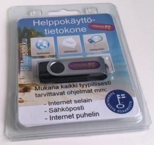 SenioriPC.fi is distributed also as a USB key package