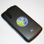 Free Your Android campaign sticker on a ZTE Blade