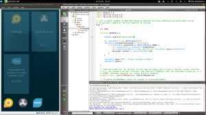 SailfishOS IDE open. Just press Ctrl+S to save and see app reloading!