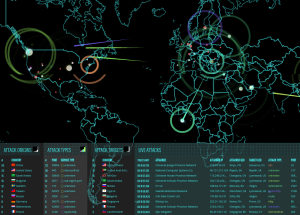 Cyber war map