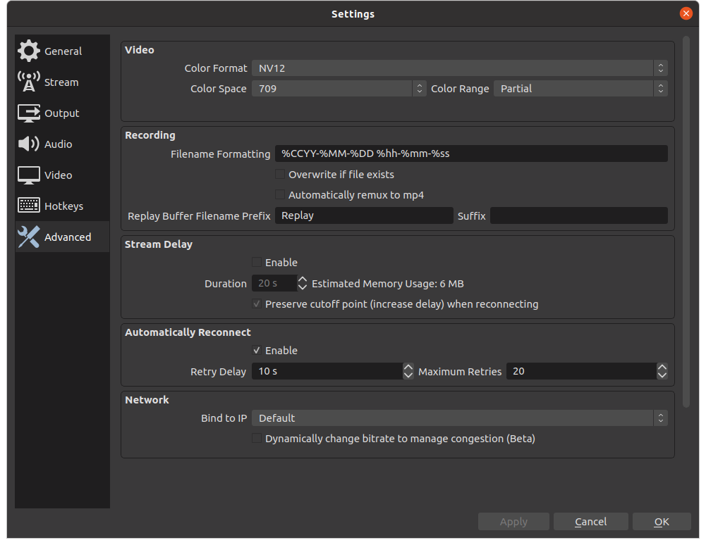 obs recording software